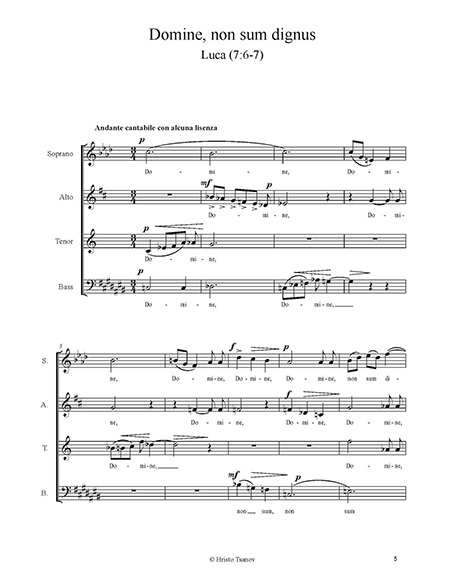 Domine, non sum dignus (Luca 7:6 - 7) | Hristo Tsanov